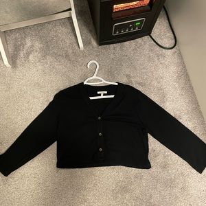 two short black cardigans!